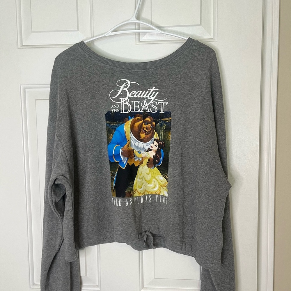 Disney Gray Sweatshirt with Logo